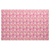 pommerese knappe roze wijn stof (Fat Quarter)