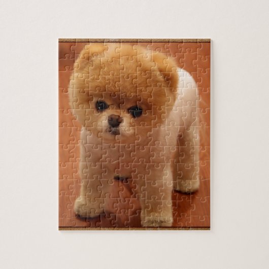 Pommerische Dog Pet Puppy Small Schattig baby Legpuzzel (Verticaal)