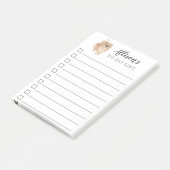 Pommerische hond, gepersonaliseerd om lijst te doe post-it® notes (Schuin)