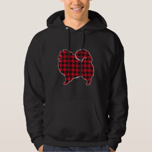 Pommerische hond Red Buffalo Pset-kerstmis Hoodie