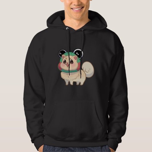 Pommerische kikker hoodie (Voorkant)