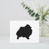 pommerische silhouet briefkaart (Staand voorkant)