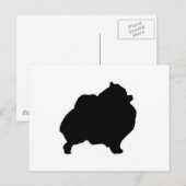 pommerische silhouet briefkaart (Voorkant / Achterkant)