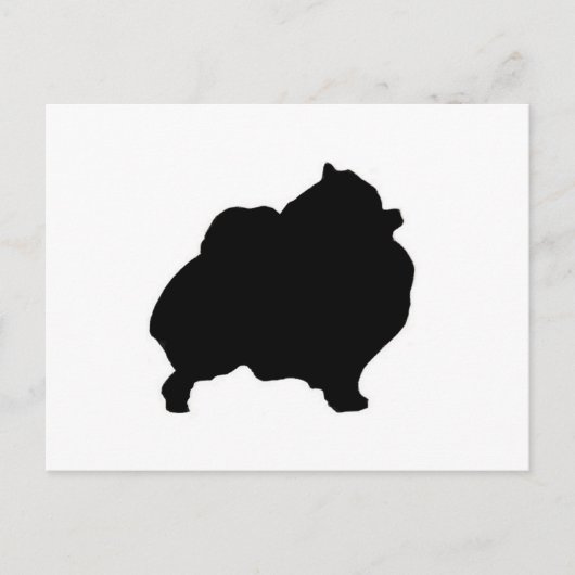 pommerische silhouet briefkaart (Voorkant)