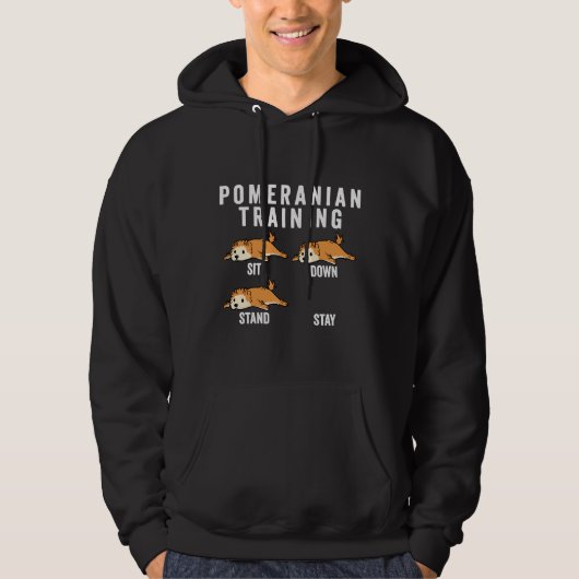 Pommerische training hoodie (Voorkant)