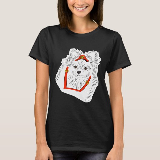 Pommerische vuurpup t-shirt (Voorkant)