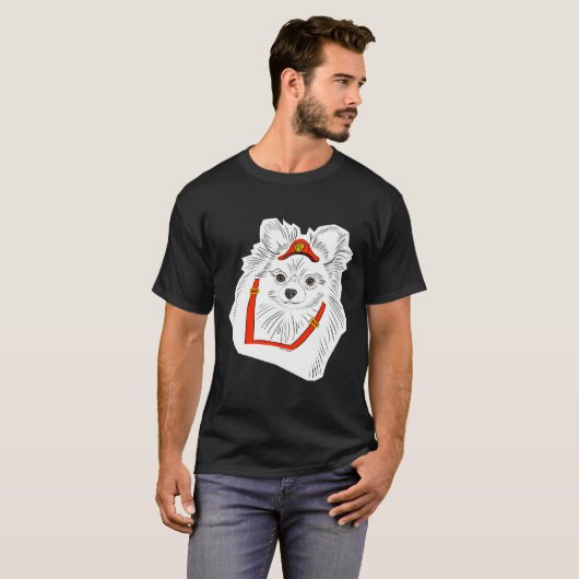 Pommerische vuurpup t-shirt (Voorkant volledig)