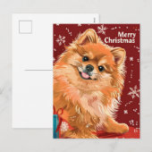 Pommern Feestdagenkaart (Voorkant / Achterkant)