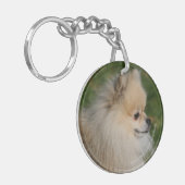 Pommern Headshot 2 Sleutelhanger (Voorkant Links)