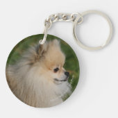 Pommern Headshot 2 Sleutelhanger (Achterkant)