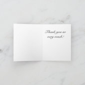 Pommerse Bedankt Opmerking Kaart (Binnen)