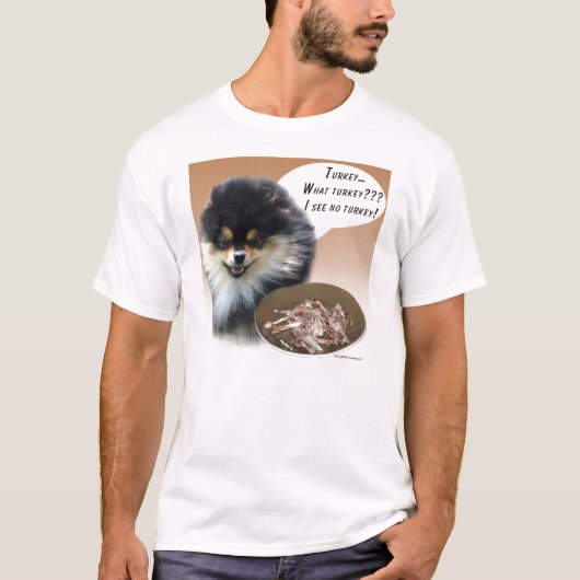 Pommerse (blittan) Turkije T-shirt (Voorkant)