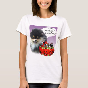 Pommerse (blktan) Halloween-Snoep T-shirt