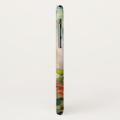 Pommerse Bloemenportret Waterverf Case-Mate iPhone Case (Achterkant/links)