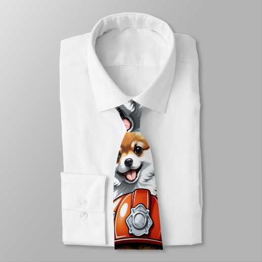 Pommerse brandweerman Stropdas (Gebonden)