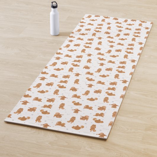 Pommerse Duitse Spitz hond Yoga Mat (In situ)