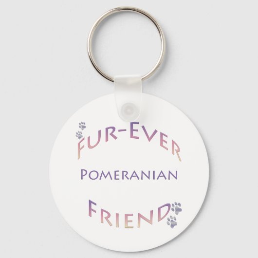 Pommerse Furever Sleutelhanger (Voorkant)