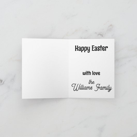 Pommerse Gelukkig Pasen Kaart (Binnen)