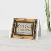 Pommerse Get Well Kaart (Achterkant)