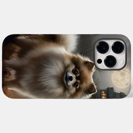 Pommerse Halloween eng Case-Mate iPhone Case (Achterkant (horizontaal))