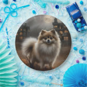 Pommerse Halloween eng Papieren Bordje (Feest)