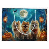 Pommerse Halloween Spooky Groot Cadeauzakje (Achterkant)
