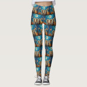 Pommerse Halloween Spooky Leggings (Voorkant)