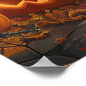 Pommerse Halloween Spooky Poster (Hoek)