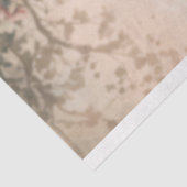 Pommerse Hond, en dromerige Floral Art Tissuepapier (Detail)