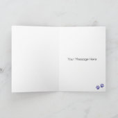 Pommerse Hond Gepersonaliseerde Gelukkige Verjaard Kaart (Binnen)