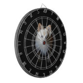 Pommerse hond in het donker dartbord (Voorkant Links)