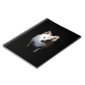 Pommerse hond in het donker notitieboek (Linkerzijde)