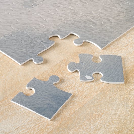 Pommerse Hond in Sledge Laat het Sneeuw Kerstmis Legpuzzel (Zijkant)