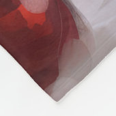 Pommerse Hond in Sneeuw Kerstmis Fleece Deken (Hoek)