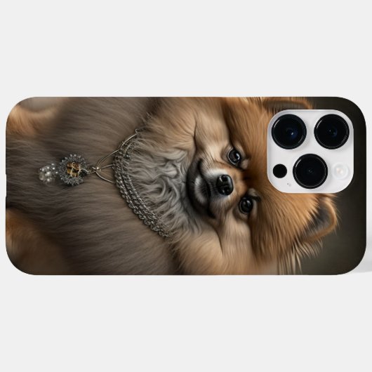 Pommerse hond - Iphone phone phone phone case (Achterkant (horizontaal))