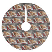 Pommerse Hond Kerstfeest Kerstboom Rok (Voorkant)