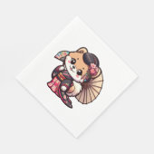 Pommerse hond Kimono Servet (Hoek)