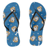 Pommerse hond KiniArt Teenslippers (Voetbed)