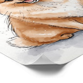 Pommerse | Honden afdrukken | Hond Art Print (Hoek)