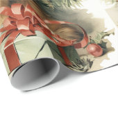 Pommerse Honden Kerstboom en Cadeaus Cadeaupapier (Rol Hoek)