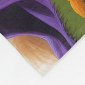 Pommerse Honden Pompoen Halloween Grappig Fleece Deken (Hoek)