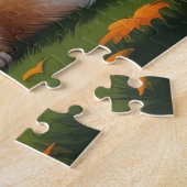 Pommerse Honden Pompoen Halloween Grappig Legpuzzel (Zijkant)