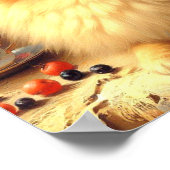  Pommerse hondenschildering Poster (Hoek)