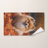 Pommerse in de herfst laat Herfst inspireren Bad Handdoek (Handdoek)