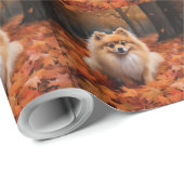 Pommerse in de herfst laat Herfst inspireren Cadeaupapier (Rol Hoek)