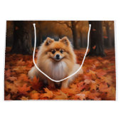 Pommerse in de herfst laat Herfst inspireren Groot Cadeauzakje (Voorkant)