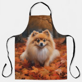 Pommerse in de herfst laat Herfst inspireren Schort (Voorkant)