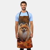 Pommerse in de herfst laat Herfst inspireren Schort (Gedragen)