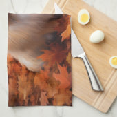 Pommerse in de herfst laat Herfst inspireren Theedoek (Quarter Fold)