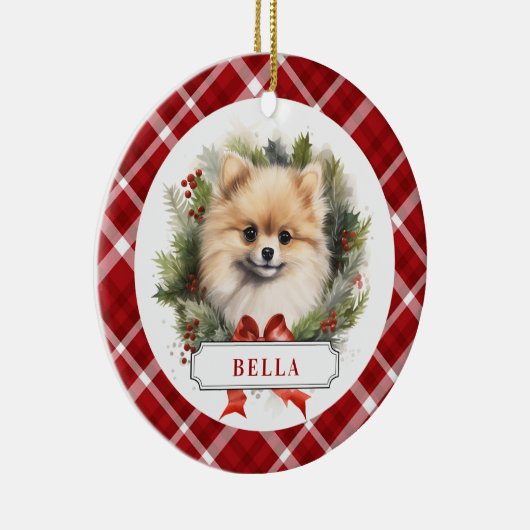 Pommerse keramische cirkel Ornament (Rechts)